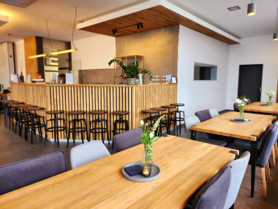 Die Bar der Eventlocation Genusswerk in Rodgau